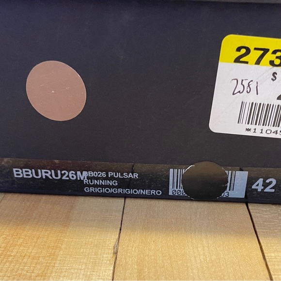 NWB Bruno Bordese Grey Suede Pulsar Sneakers - Size 42 - Picture 10 of 12